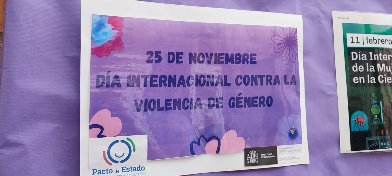 Cartel del 25 de noviembre, Día contra la Violencia de Género