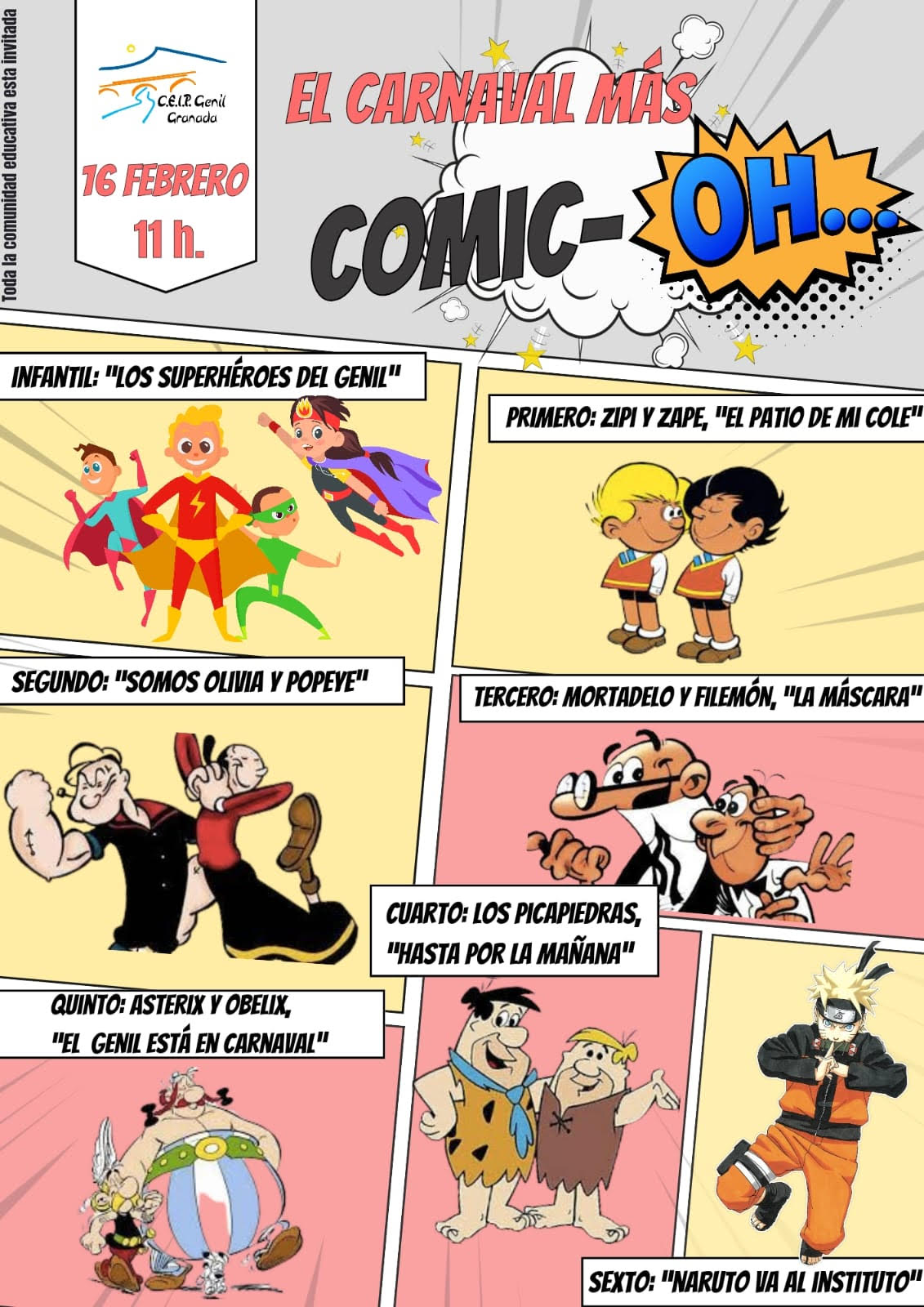 Cartel del Carnaval Comic-Oh